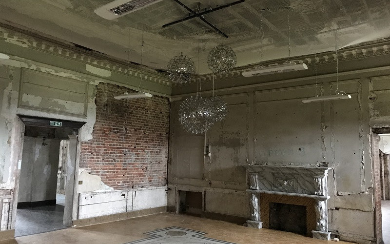 Browse the historic building heating installation project